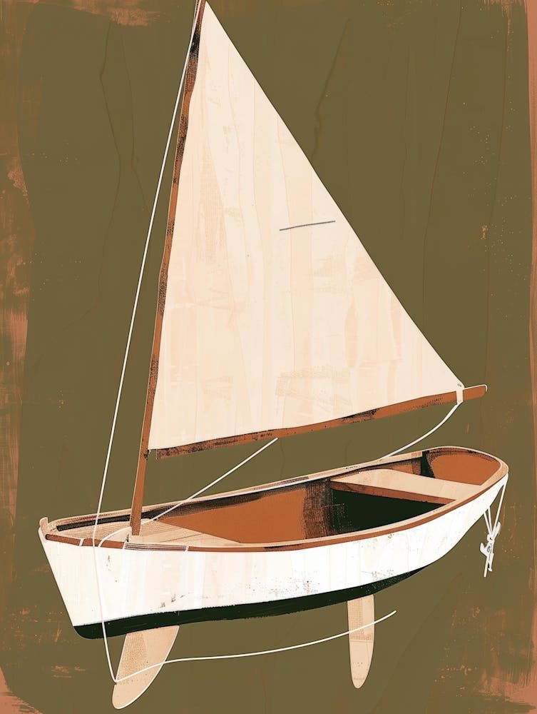 Sailboat Canvas Print 1
