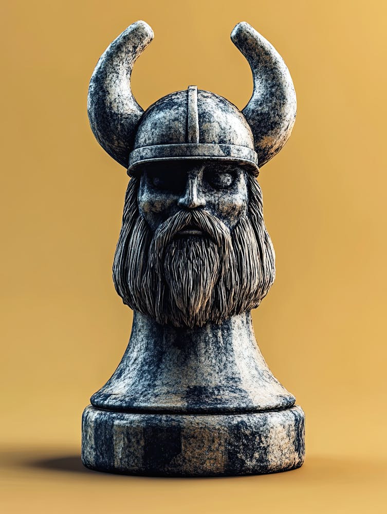 Viking Chess Piece, Viking's Chess, Tafl Game 2