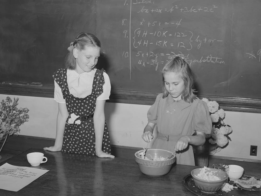 Schoolchildren At The Fsa (Farm Security Administration) Farm Workers Camp, Caldwell, Idaho By Russell Lee