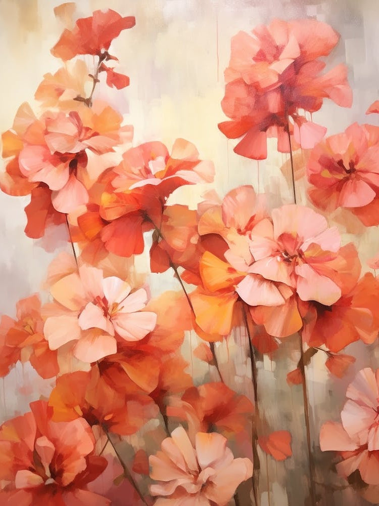 Fall Flower Painting Geranium 3
