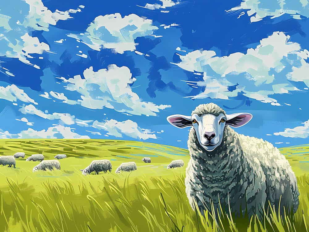 Sheep In The Field