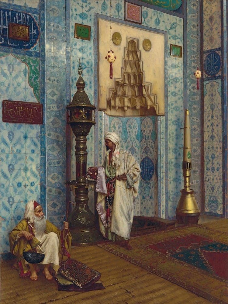 In The Mosque, Rudolf Ernst