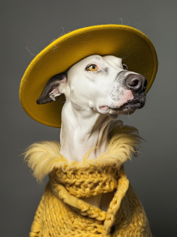 Dog In A Hat 1