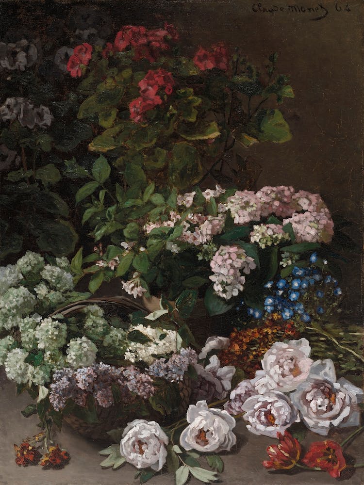 Spring Flowers (1864), Claude Monet