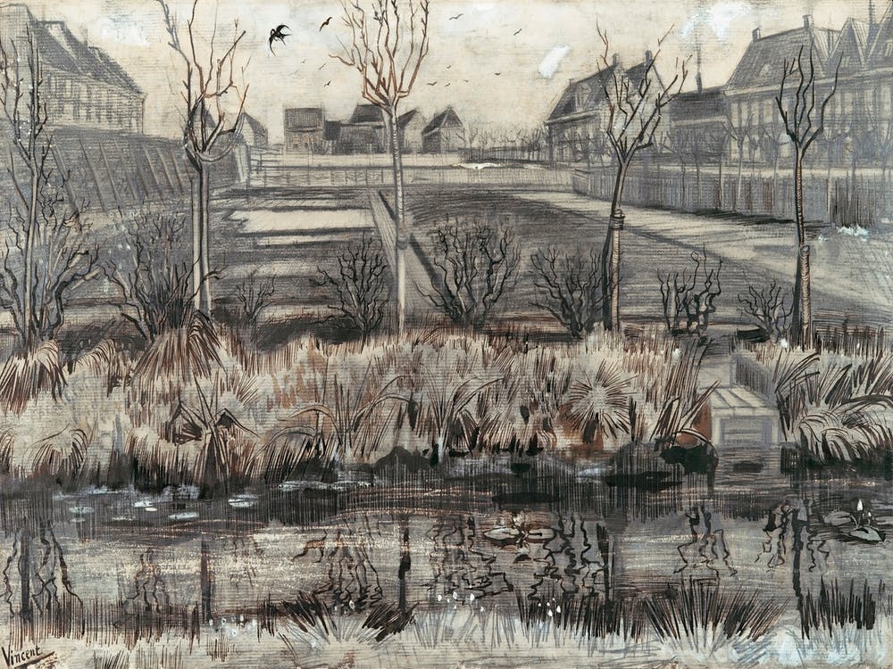 Nursery On Schenkweg (1882), Vincent Van Gogh