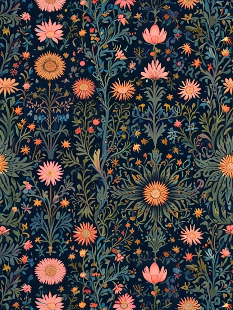 William Morris Floral Wallpaper 18
