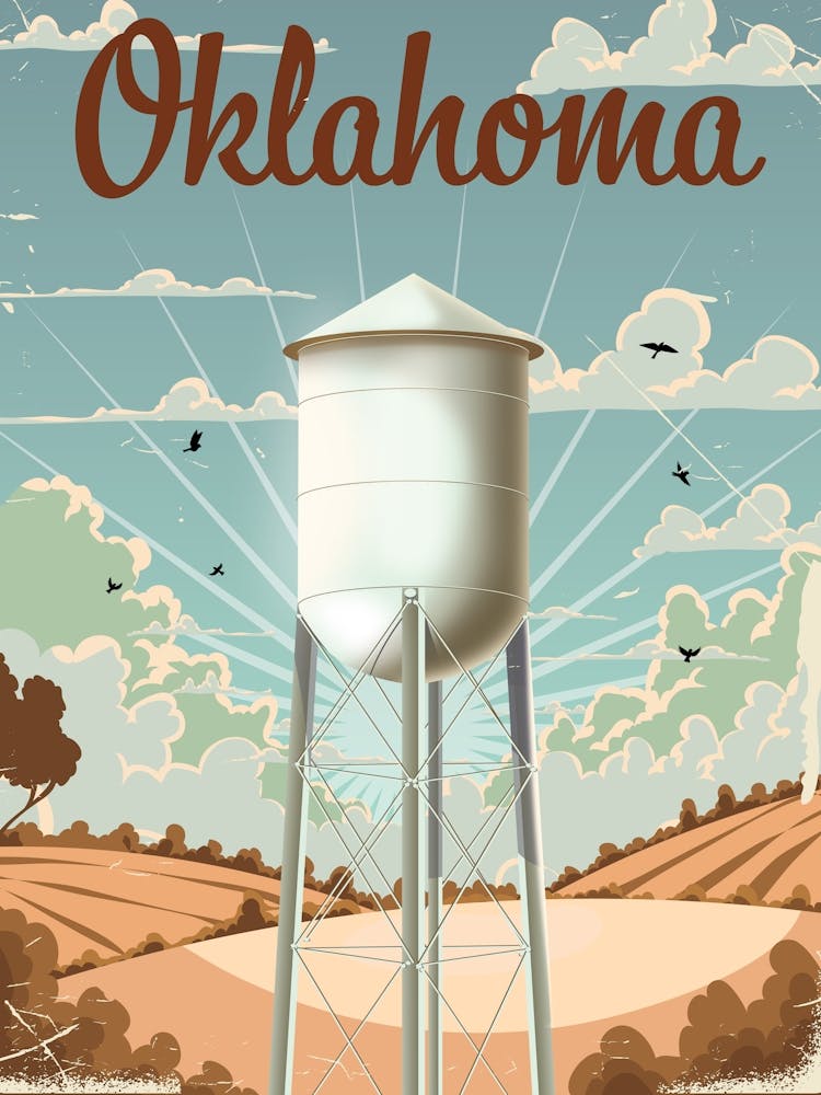Oklahoma Water Tower