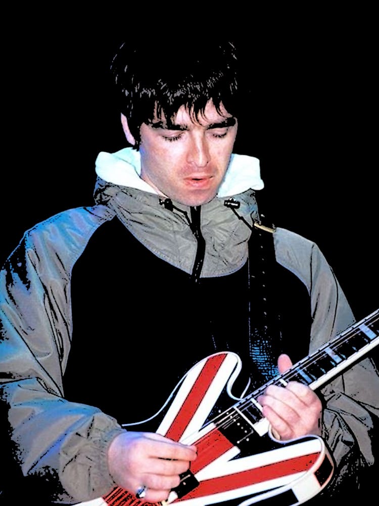 Star du rock Noel Gallagher groupe de musique oasis 7
