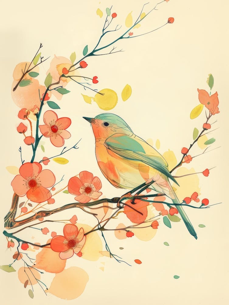 Bird On A Branch 43