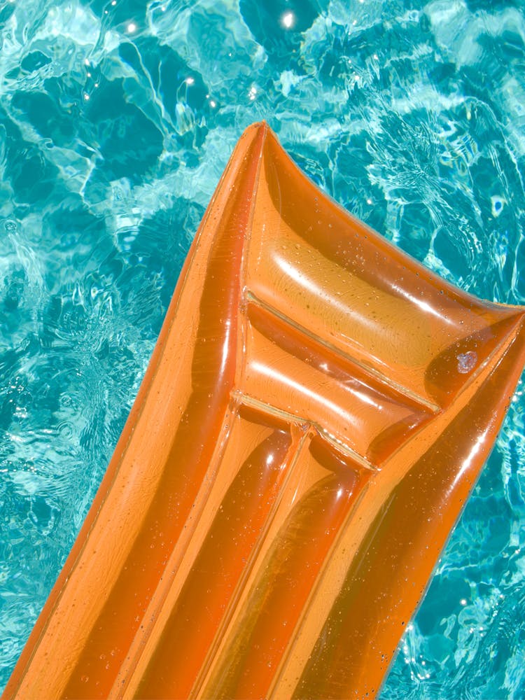 Orange Pool Float