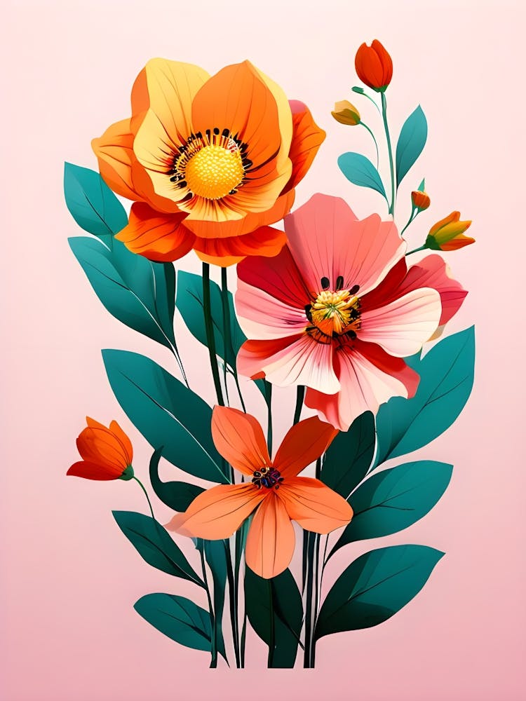 Efflorescence: Where Flowers and Feathers Meet