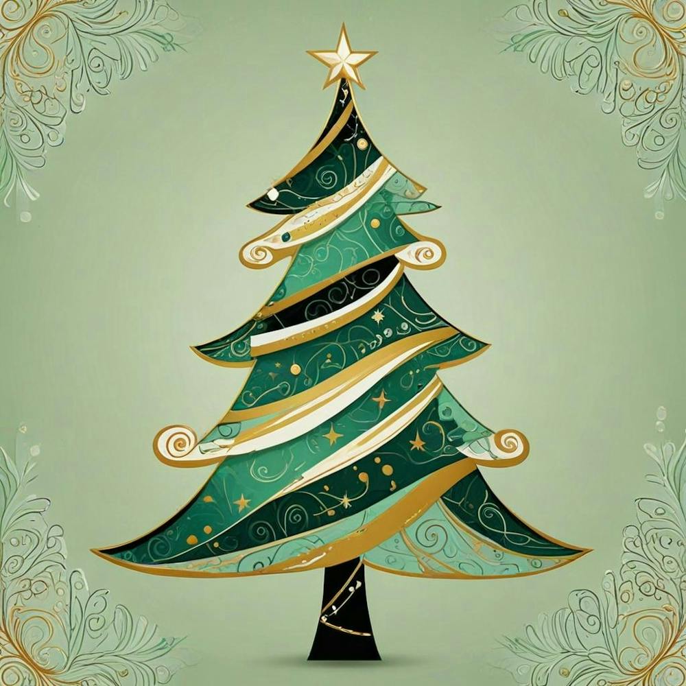 Christmas Tree Wall Arts (1)