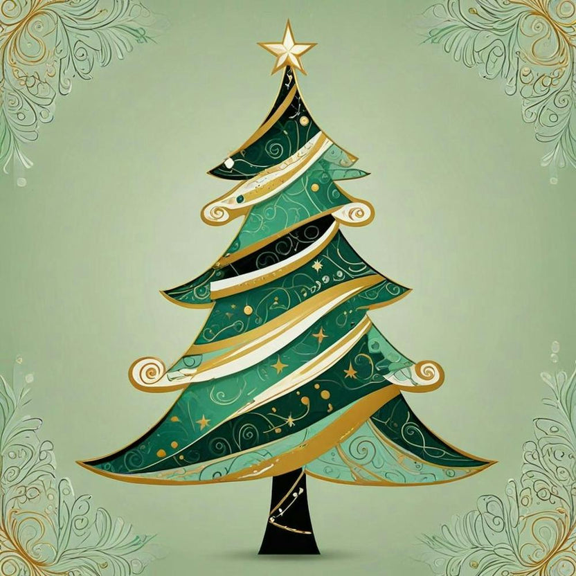 Christmas Tree Wall Arts (1)