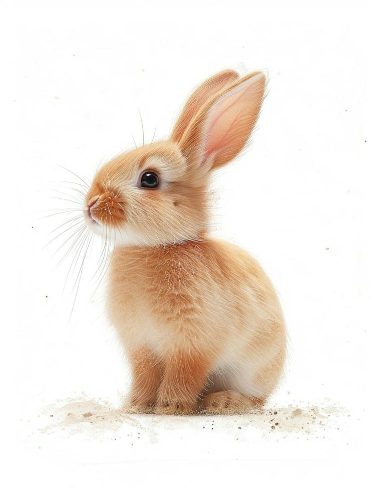 Satin Rabbit Nursery Illustration 4