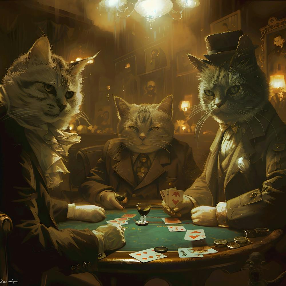 Whiskers & Wagers: A High Stakes Game