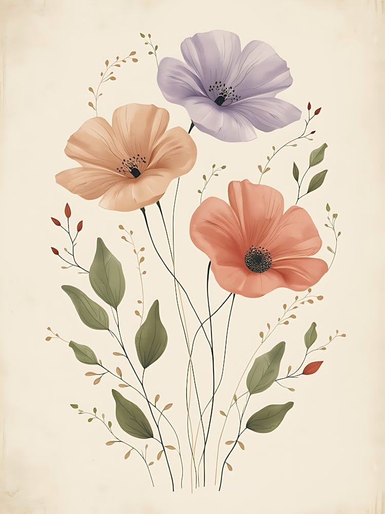 Elegant Neutral Florals
