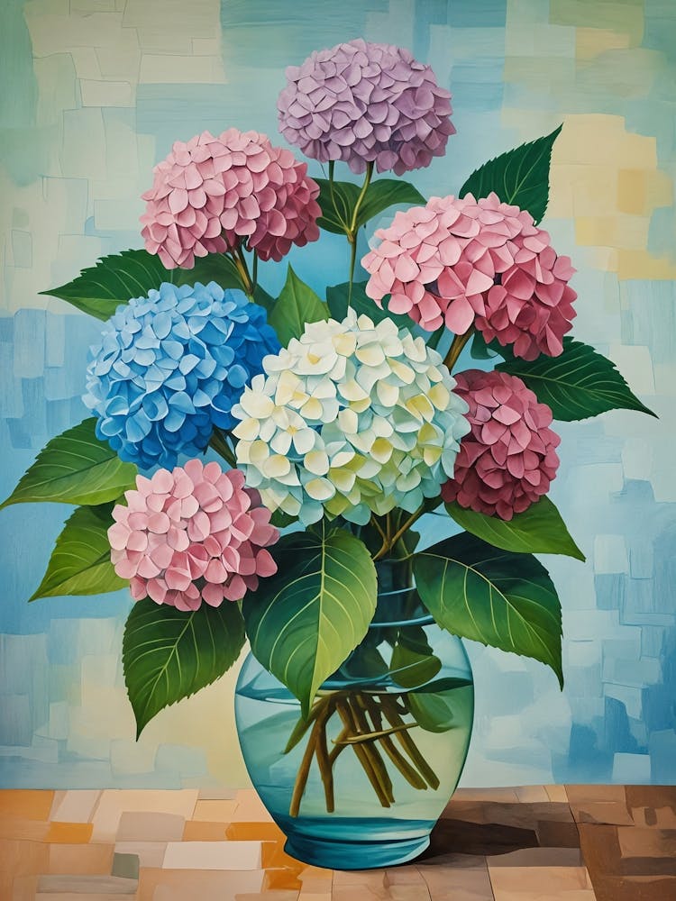 Hydrangeas In A Vase no1