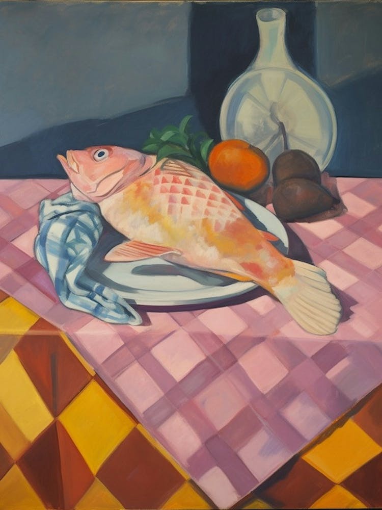Monkfish 2 Still Life Painting