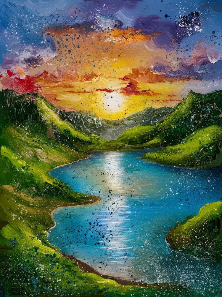 Sunset In The Mountains 31