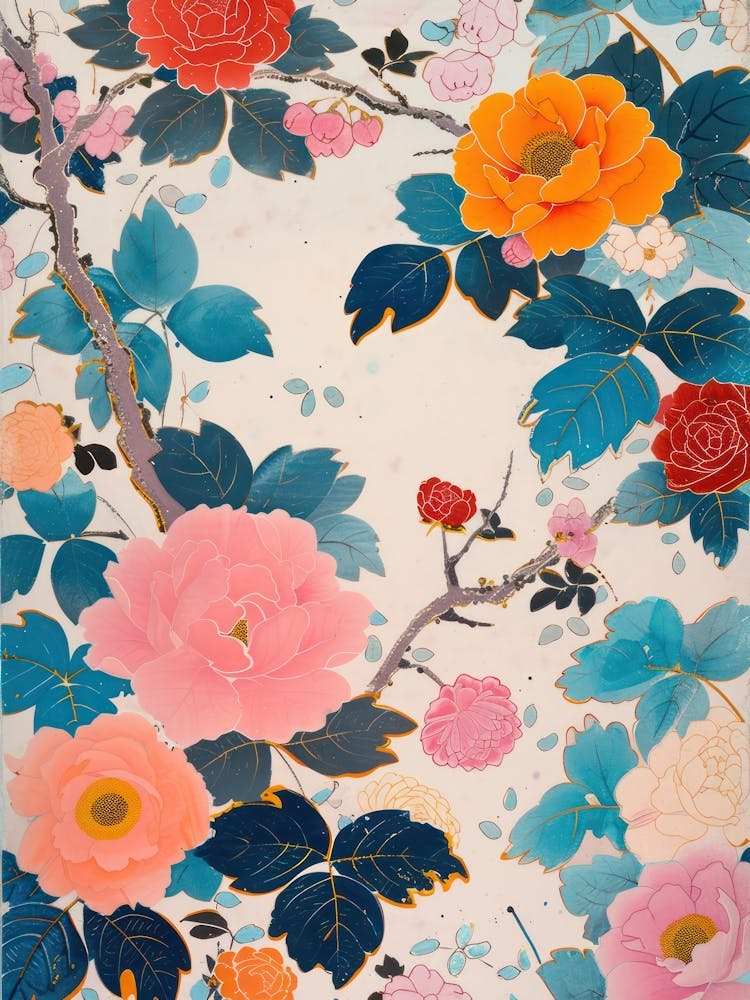 Great Japan  Hokusai Botanical Japanese 10