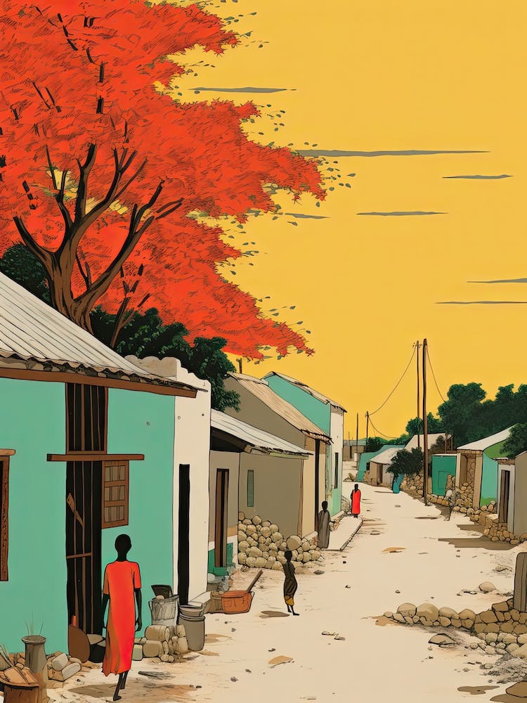 Zanzibar, Tanzania, Graphic Illustration 2