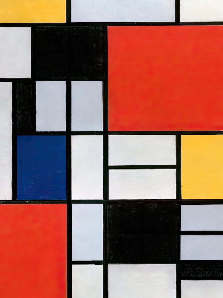 Composition With Red, Yellow, Blue, And Black 1, Piet Mondrian