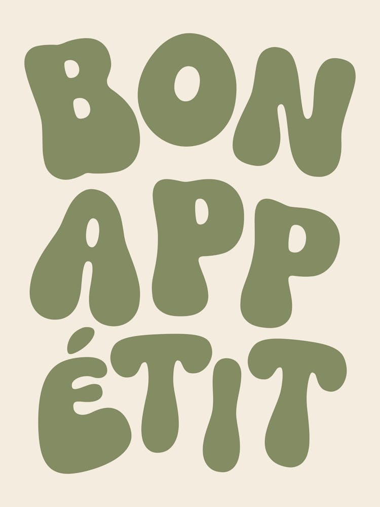 Bon Appetit - Green