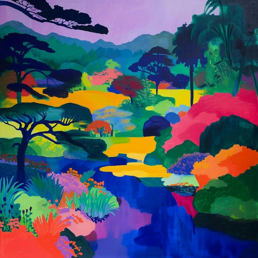 Abstract Park Collection Kenrokuen Garden Kanazawa Japan 2