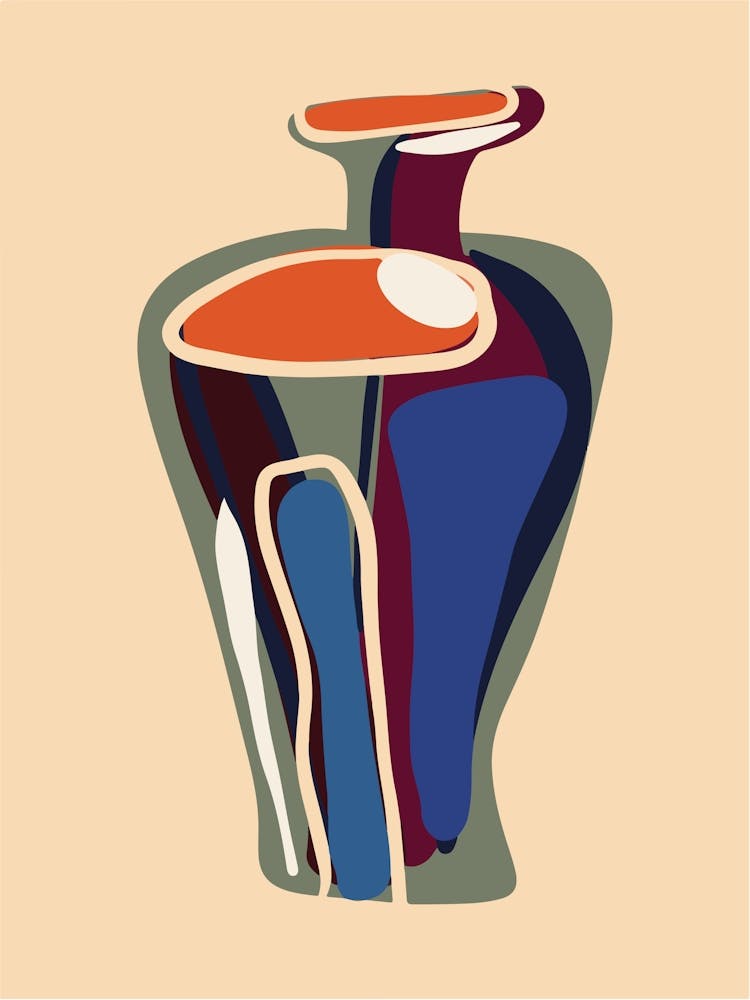 Abstract Vase