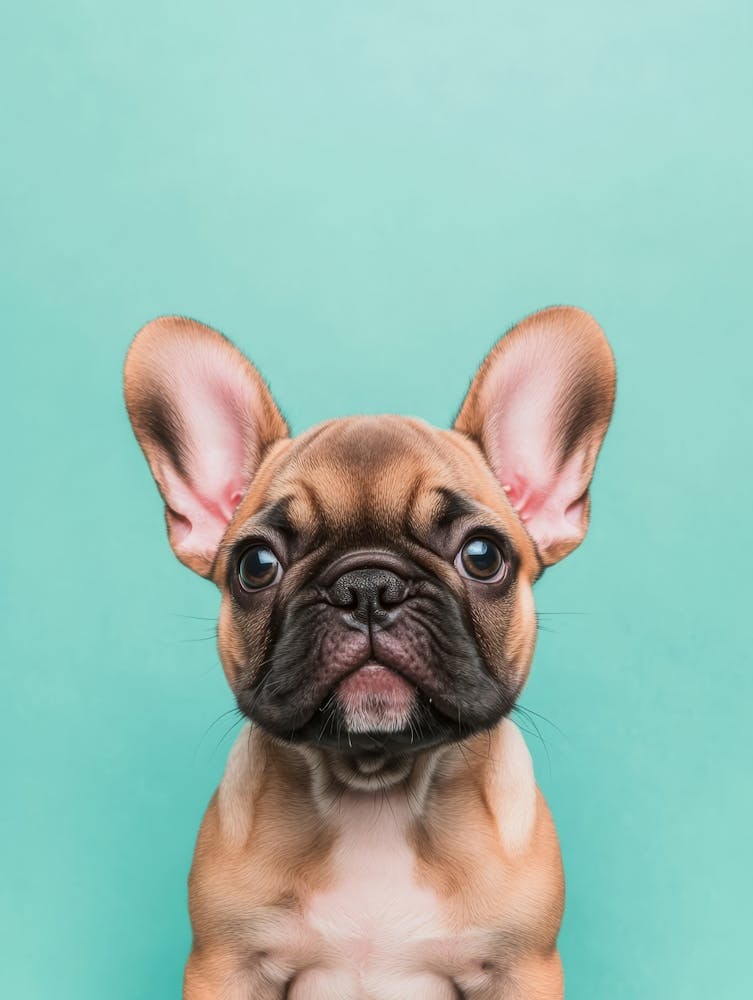 Chiot Bouledogue Français.Généré par IA. 1