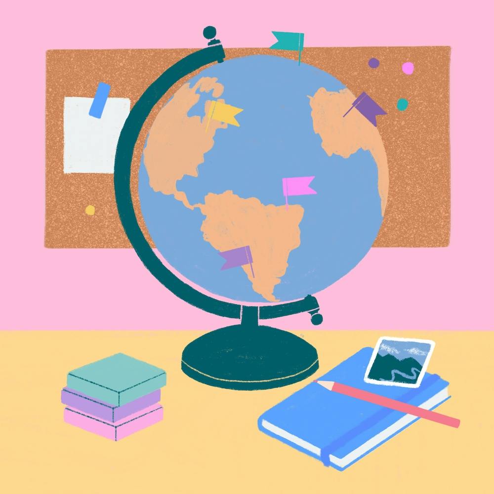 Map Still Life