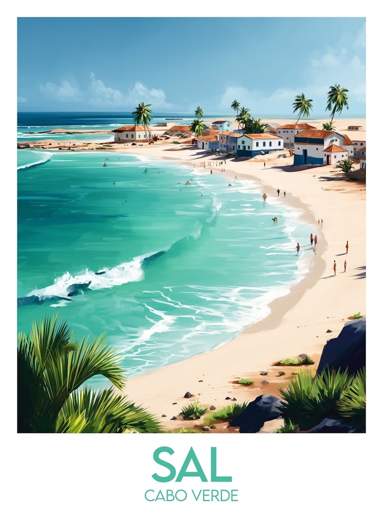 Affiche de voyage Sal