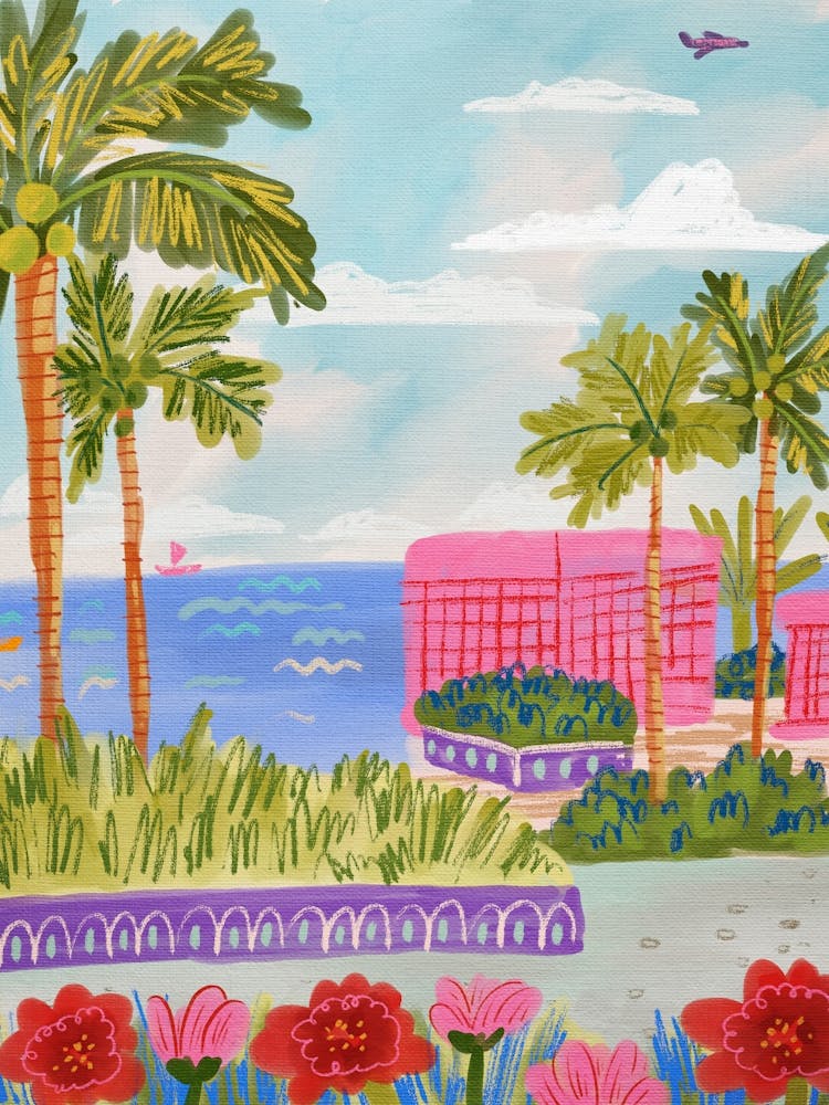 Pink Palms