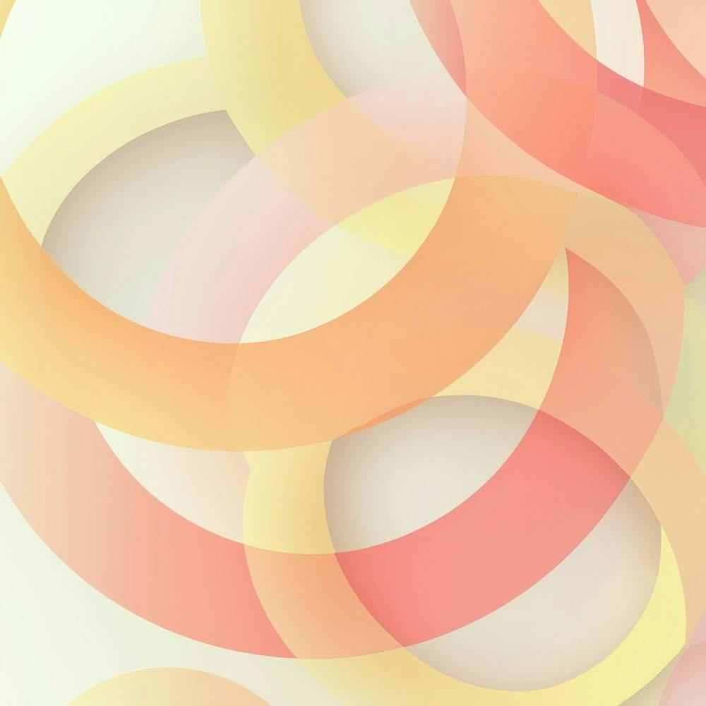 Abstract Circles.Generated AI. Wall