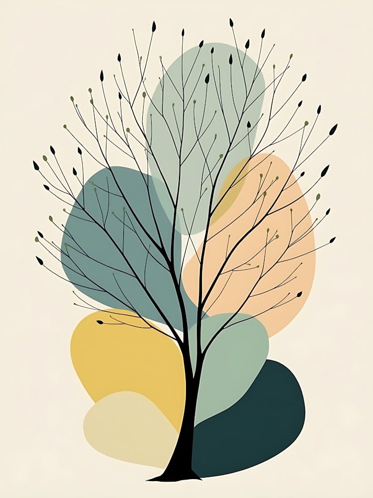 Dusty Rose Botanical Artwork for Neutral Interiors