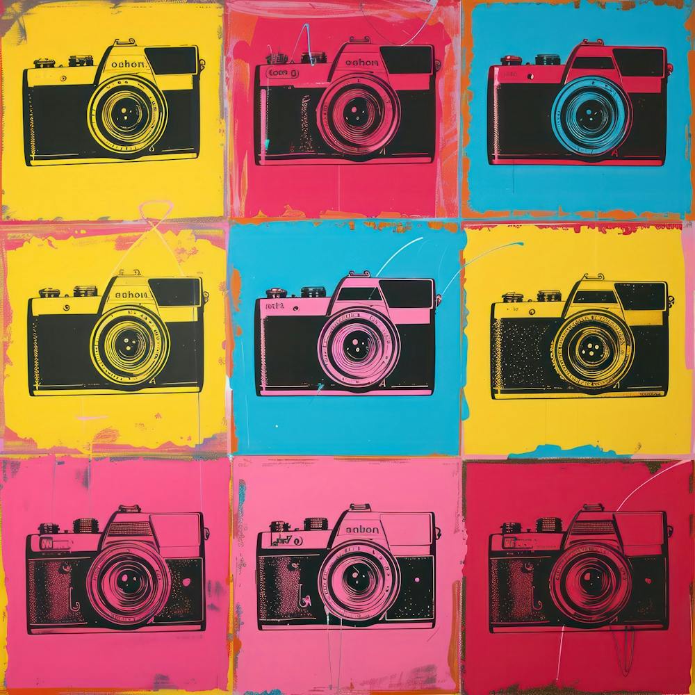 Vintage Camera Pop Art 2