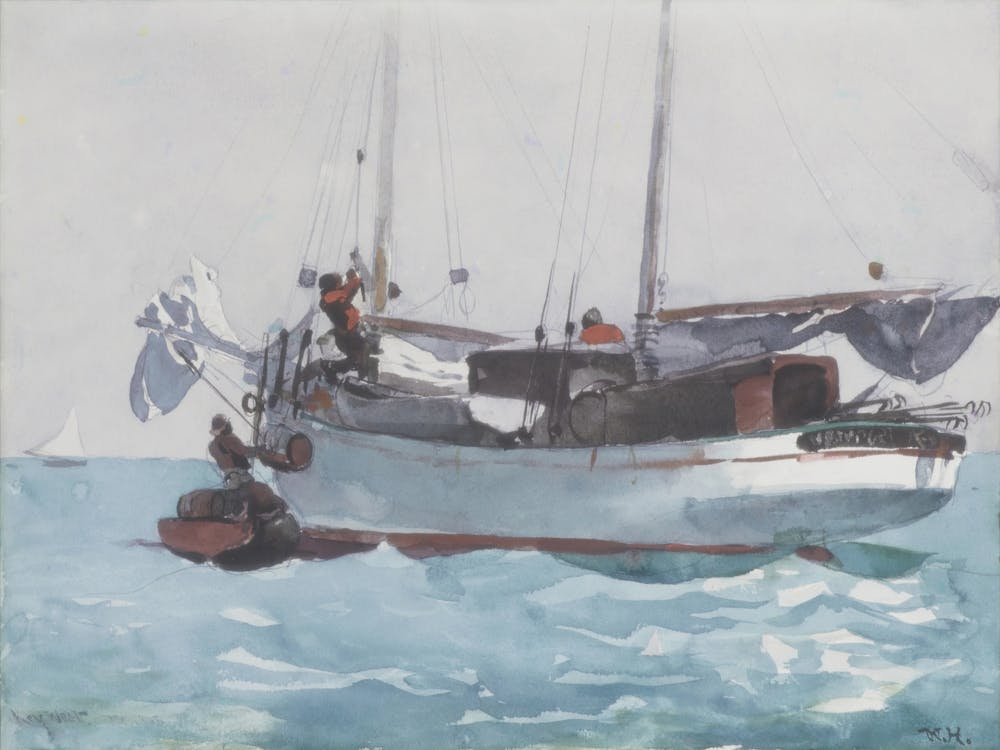 Chargement de Provisions Humides (Goélette Marquée Newport, K. W.), Winslow Homer