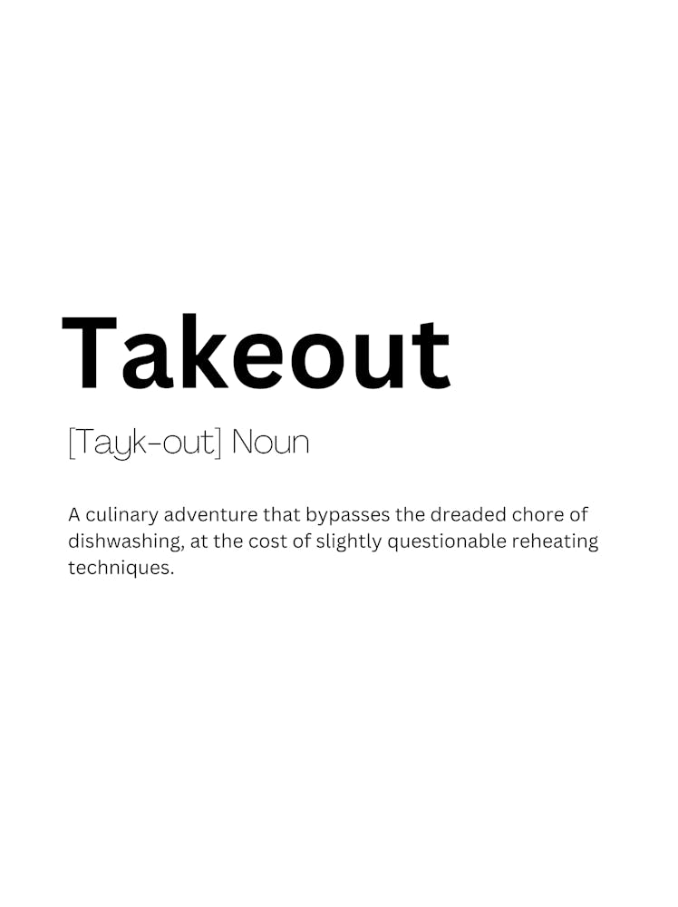 Takeout Definition Meaning