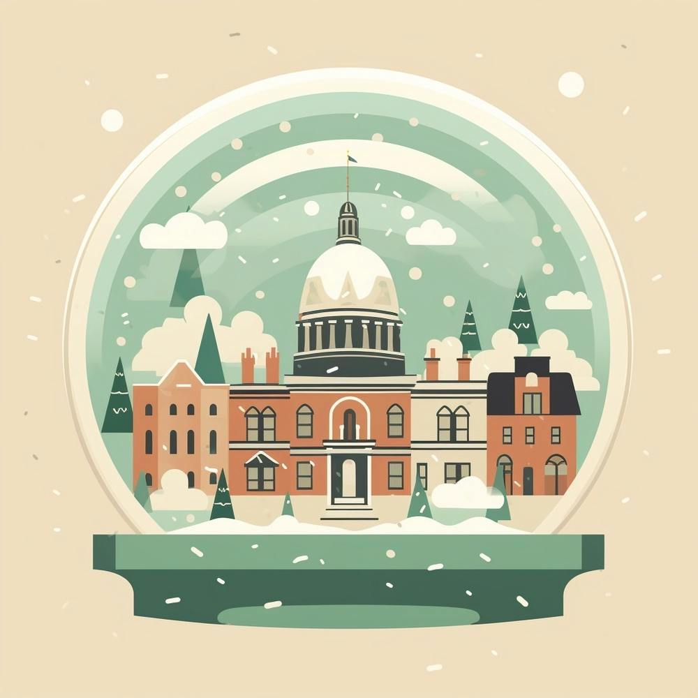 Dublin Ireland Snowglobe