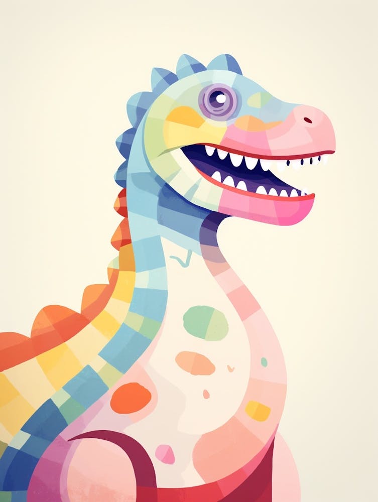 Colourful Dinosaur Aucasaurus 4