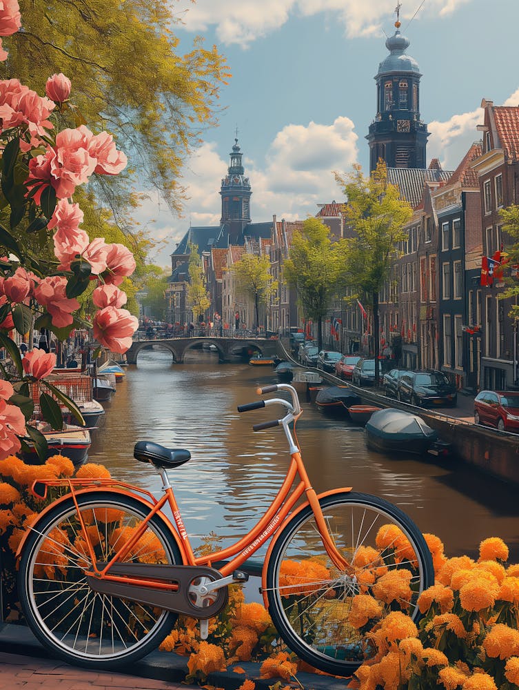 Amsterdam Avec Un Vélo