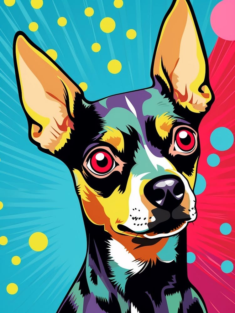 Pop Art Cartoon Chihuahua1