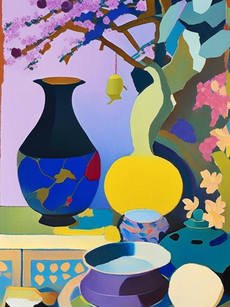 Koraku En, Japan Abstract Still Life