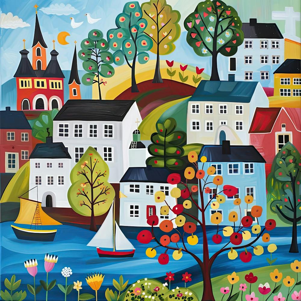 Kids Travel Illustration Helsinki 1