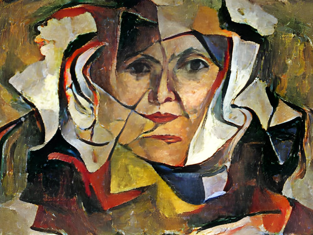 Abstract Portrait Of A Women
