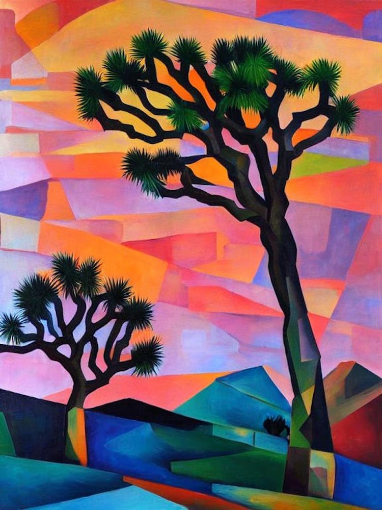 Joshua Tree Tree Cubist