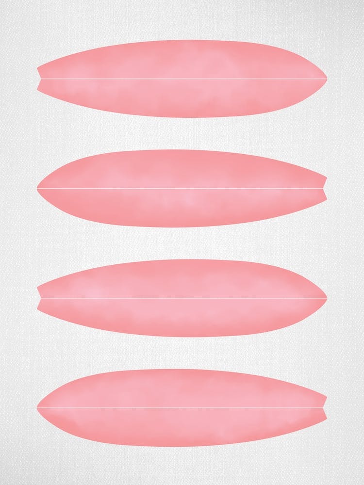 Surfboards In Pink