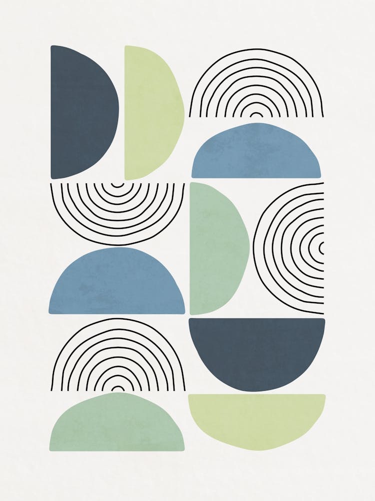 Abstract Blue And Green