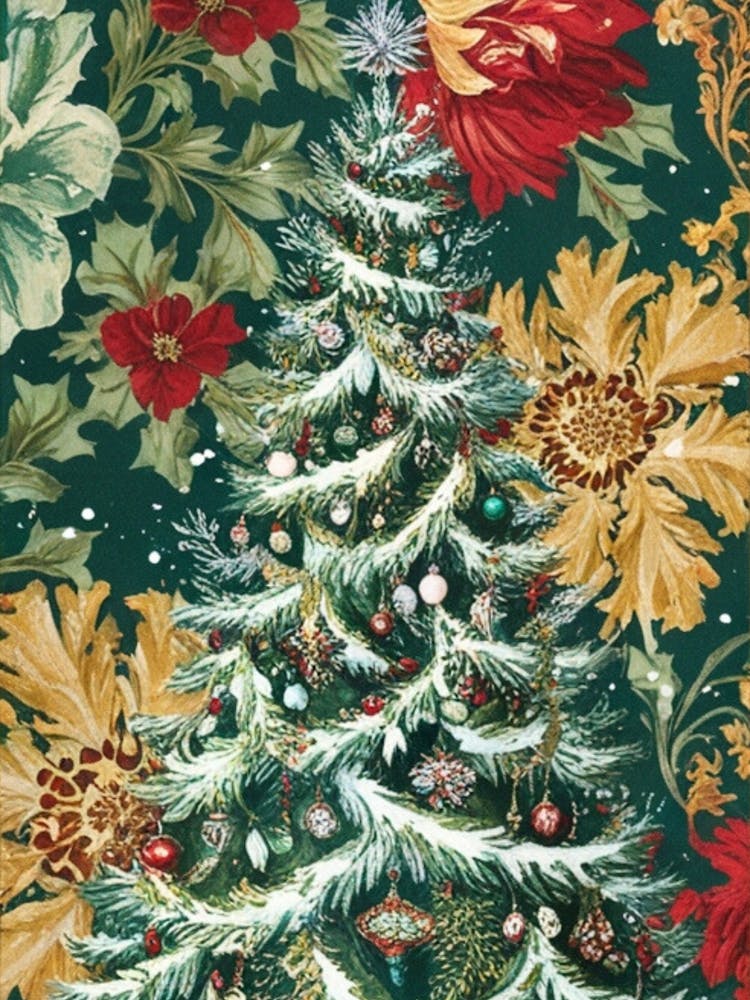William Morris Christmas Tree 73