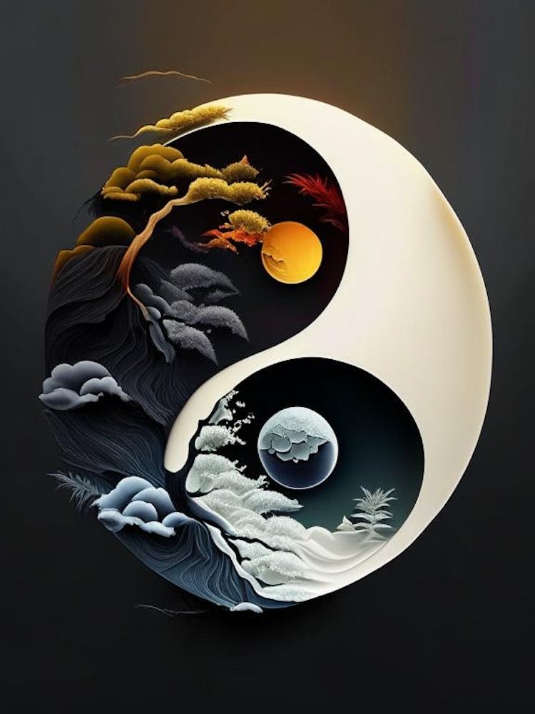 Repeat 3, Yin and Yang Illustration